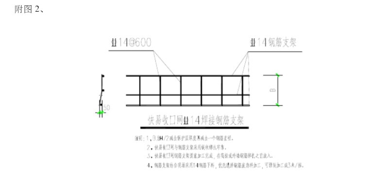 后浇带收口网施工图解